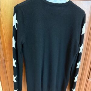 Aqua Black Crewneck Sweater